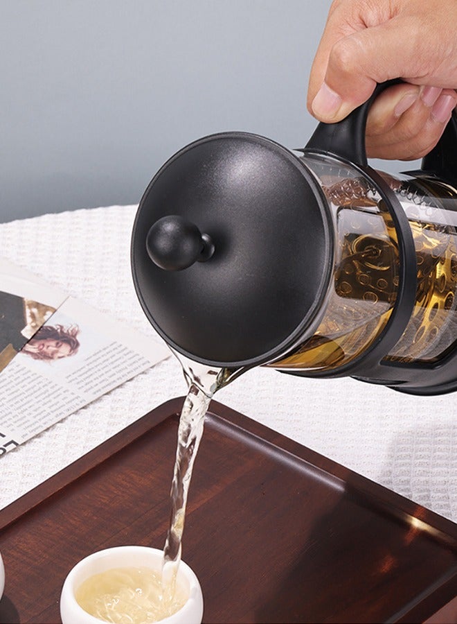 Haidue 800ml Ground Coffee FY04 French Press Coffee and Tea Maker - Image 5