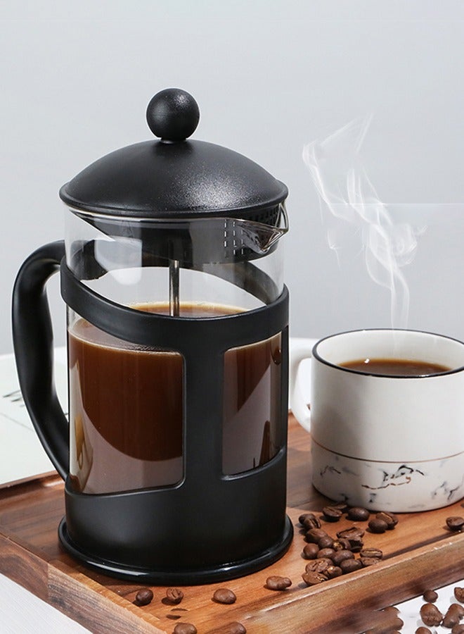 Haidue 800ml Ground Coffee FY04 French Press Coffee and Tea Maker - Image 1