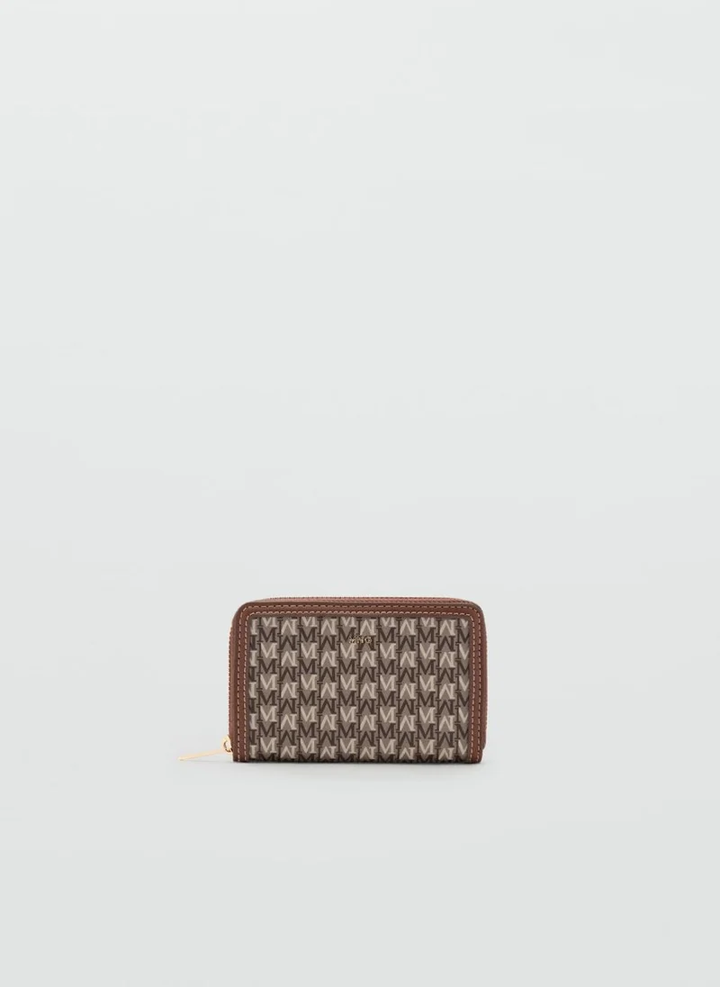 MANGO Small canvas wallet with logoCurrent price [AED 99.00]