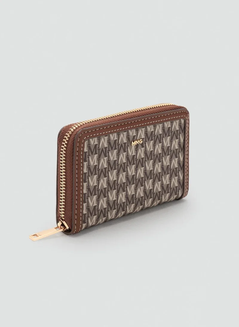 MANGO Small canvas wallet with logoCurrent price [AED 99.00]