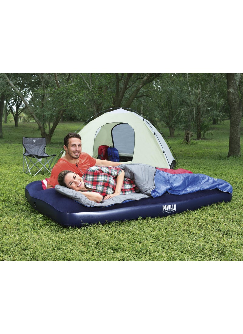 Bestway - Easy Inflate Flocked Air Bed/Double 191X137X22Cm -26-67225 - Image 1