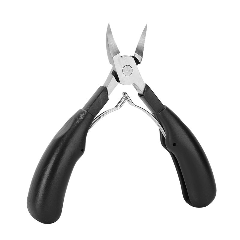 Stainless Steel Ingrown Toe Nail Clippers Fingernail Toenail Cuticle Scissors Pedicure Cutter ToolBlack - Image 5