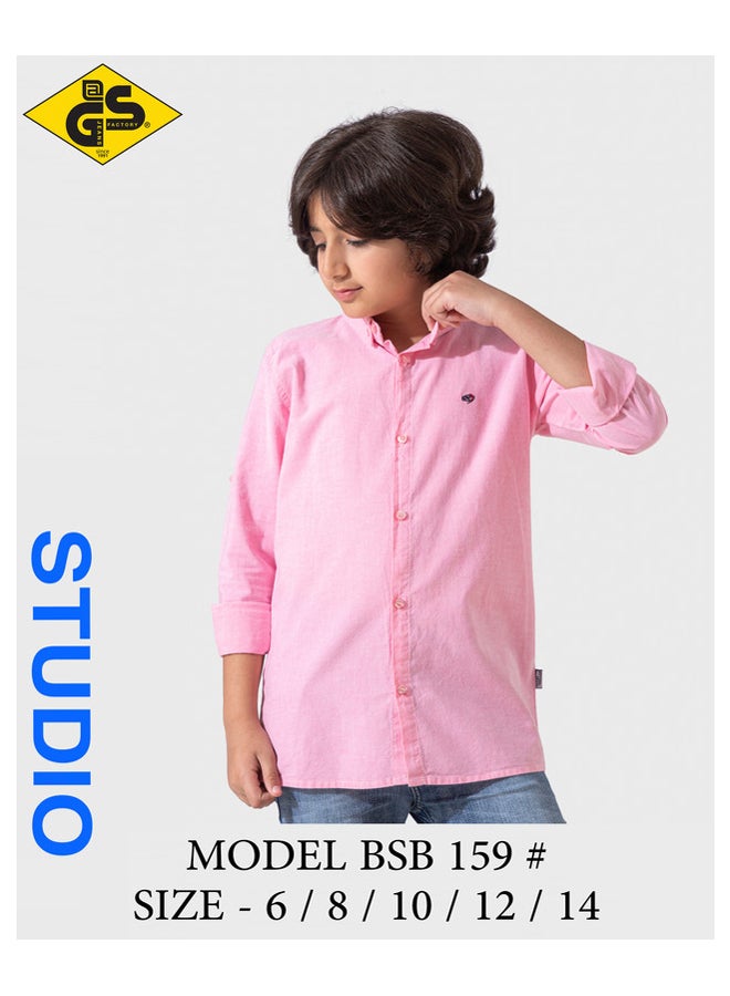 جي@إس قميص كتان صيفي للأولاد