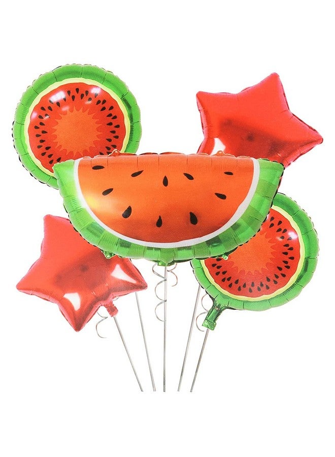 Atpata Funky Fruit Theme Foil Balloon Combos (Watermelon) Multicolour - Image 1