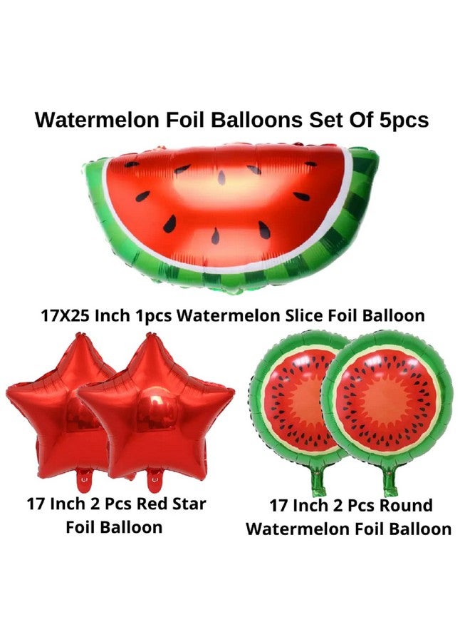 Atpata Funky Fruit Theme Foil Balloon Combos (Watermelon) Multicolour - Image 3
