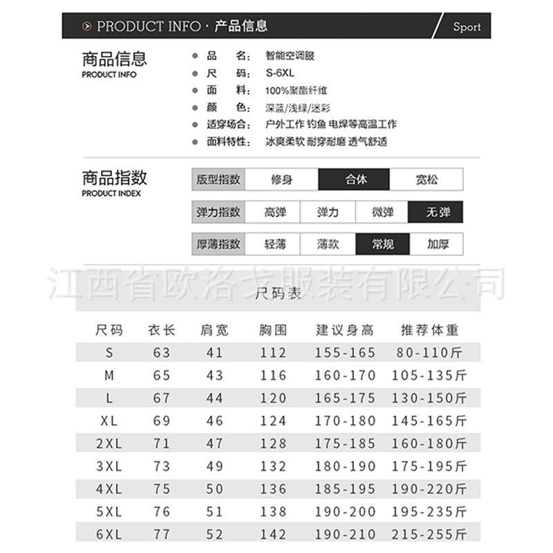 Wow, Hooded Men'S Summer Work Clothes Fan Clothes Plus Size Outdoor Refrigeration Vest Work Vest Air Conditioning Clothing - Image 4