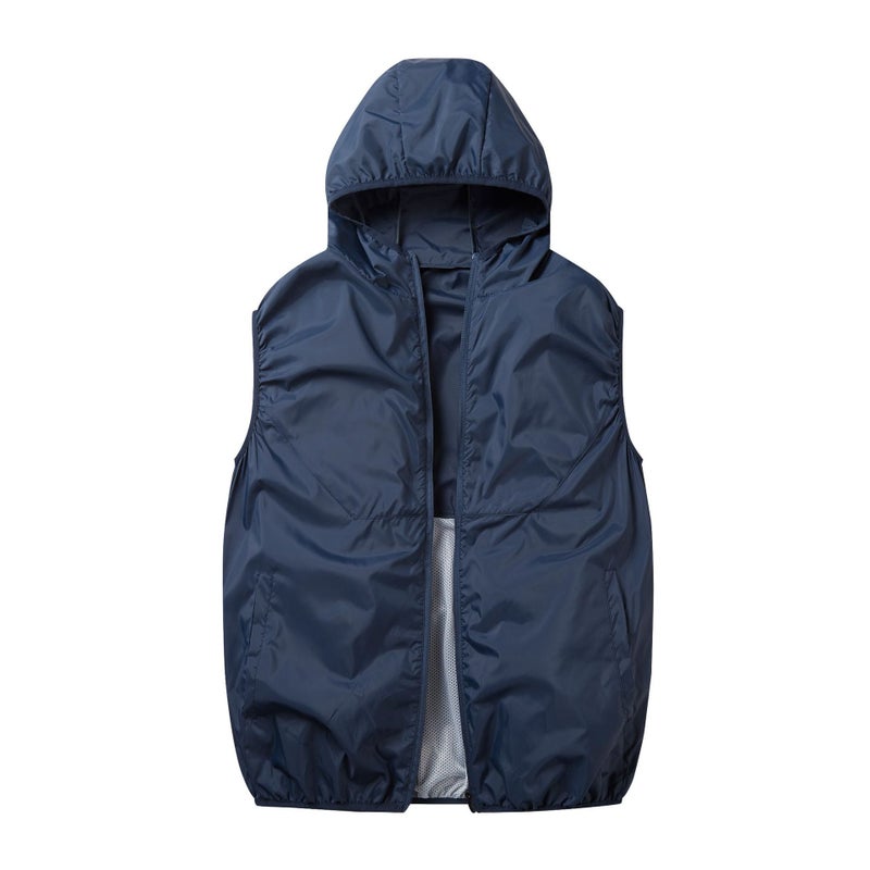 Wow, Hooded Men'S Summer Work Clothes Fan Clothes Plus Size Outdoor Refrigeration Vest Work Vest Air Conditioning Clothing - Image 5