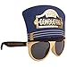 Sun-Staches SunStaches Licensed Polar Express Train Conductor Hat Costume Sunglasses UV400 Protected Lenses One Size Fits Most - Image 2