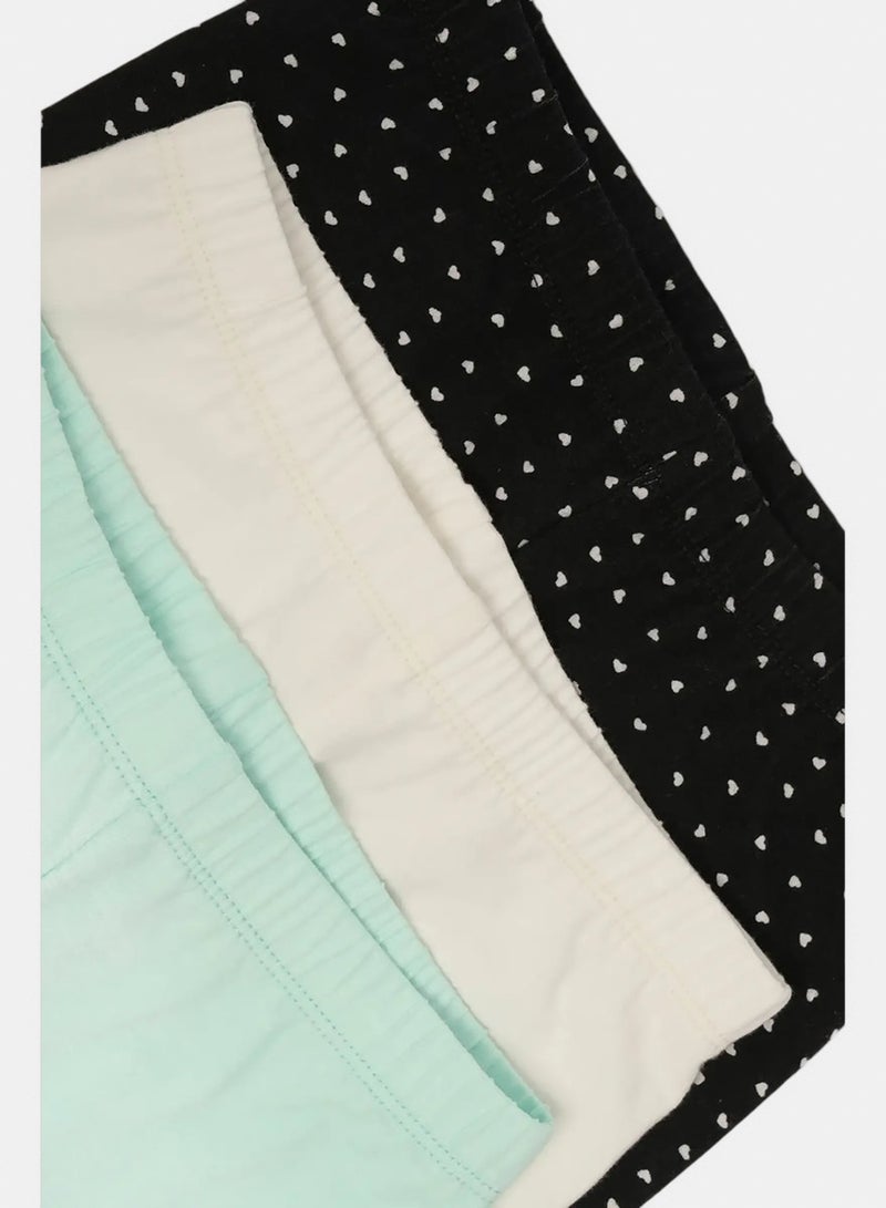 Carina Pack of 3 Girly Long Leggings - Image 2