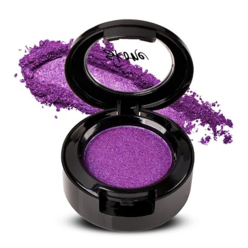 Skone Cosmetics Gems Eye Shadow, Highly Pigmented, Longwear Eye Makeup, Single Eyeshadow with Pro Shimmery Finish - Ultra-Blendable, Slightly Shimmer Shades - Purple Eyeshadow - Flowers - Image 1
