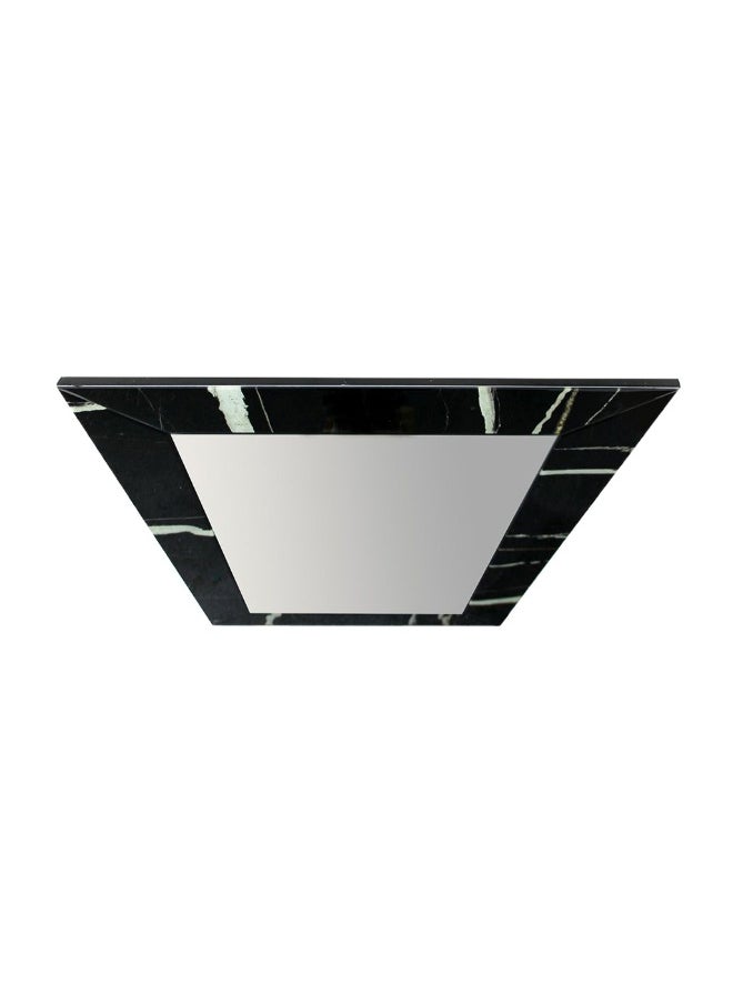DANUBE HOME - Alisent Console Table With Mirror Modern Entryway Table Stylish Console For Living Room Durable Design With Reflective Mirror Elegant Home DÃ©cor Accent - Brown And Black - Image 1
