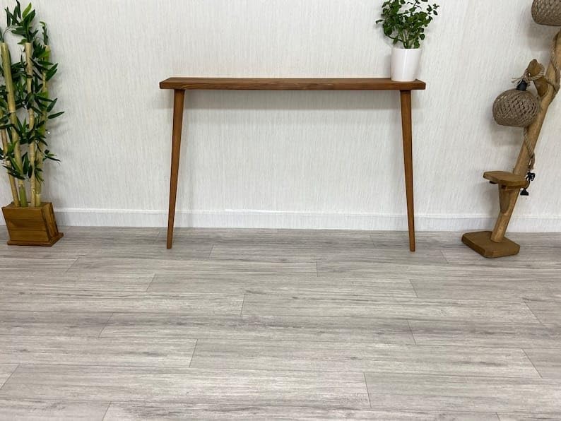 Craftsline 100cm Long Wooden Console Table for Living Room | Side Entrance Table for Home | Sheesham Wood, Coffee Color - Image 3