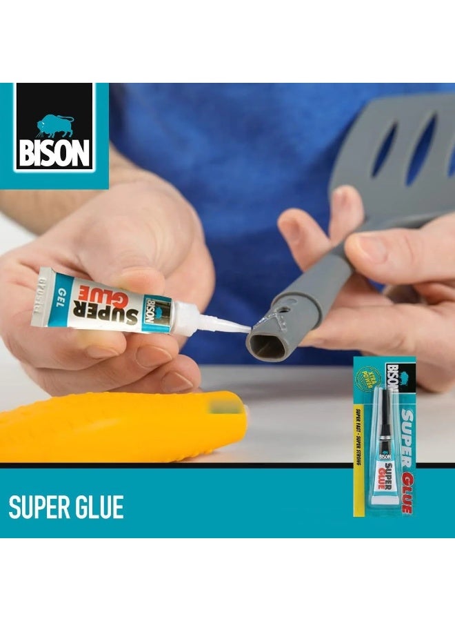 Bison Super Glue 2g – Instant Strong Adhesive for Plastics, Metal, Wood, Ceramic & More - Image 2