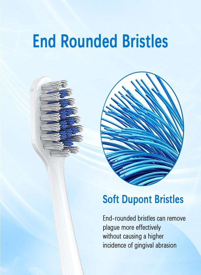 Carepik Replacement Toothbrush Heads Compatible with Waterpik Complete Care 5.0/9.0 (CC-01/WP-861), STRB-8WW,(6 Count, White) - Image 4