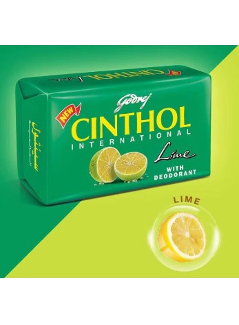 Cinthol Bath Soap Lime With Deodorant 125 Pack of 4 - Image 4