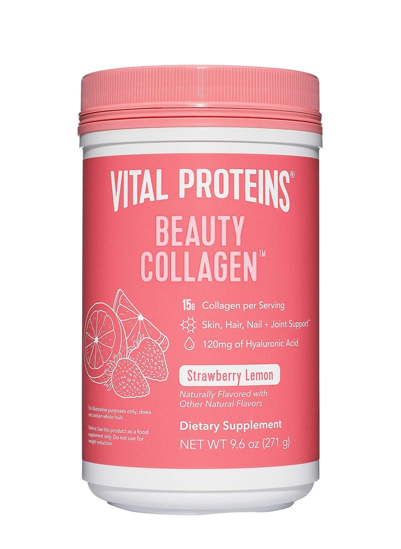 Vital Proteins - Beauty Collagen (Strawberry Lemon, Canister) 9.6 OZ - Image 1