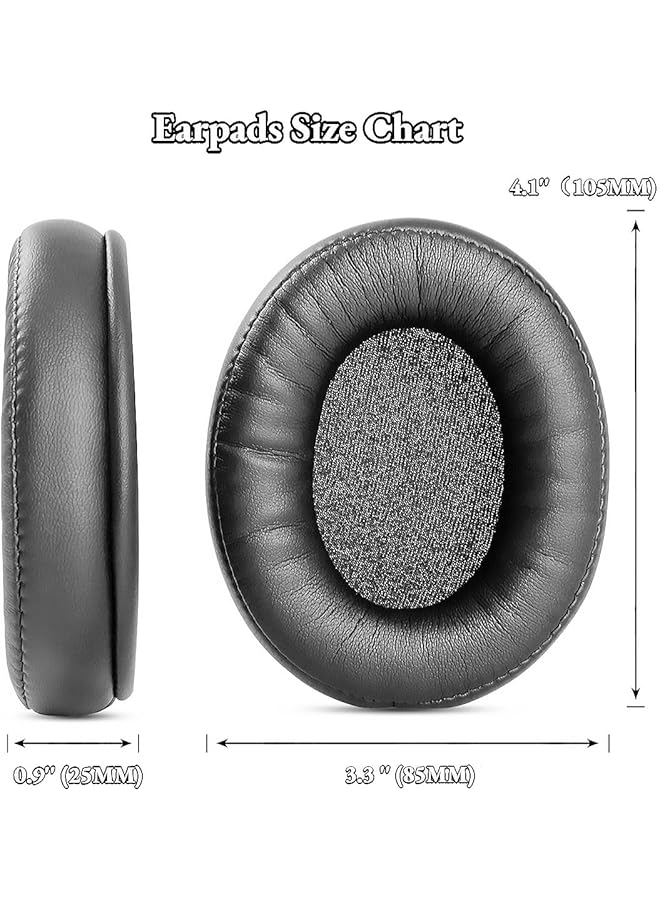 erorex Tt Bh085 Upgrade Earpads Cover Compatible With Taotronics Soundsurge 85 Soundsurge 90 Tt Bh090 Headphones Replacement Ear Cushions Ear Cups Parts Protein Leather  - Image 4