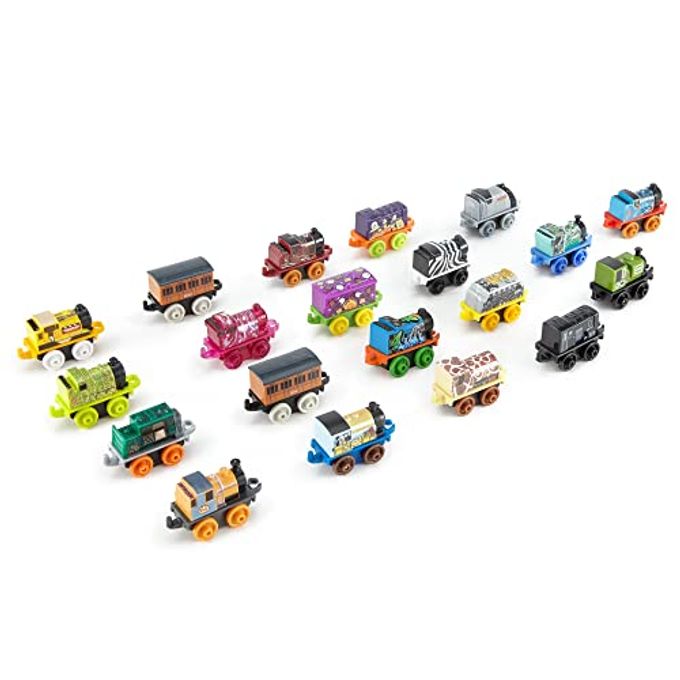 THOMAS & FRIENDS Toy Trains Minis 20 Pack Of Miniature Push-Along Engines & Railway Vehicles For Pretend Play Preschool Kids Ages 3+ Years ( Exclusive) - Image 3