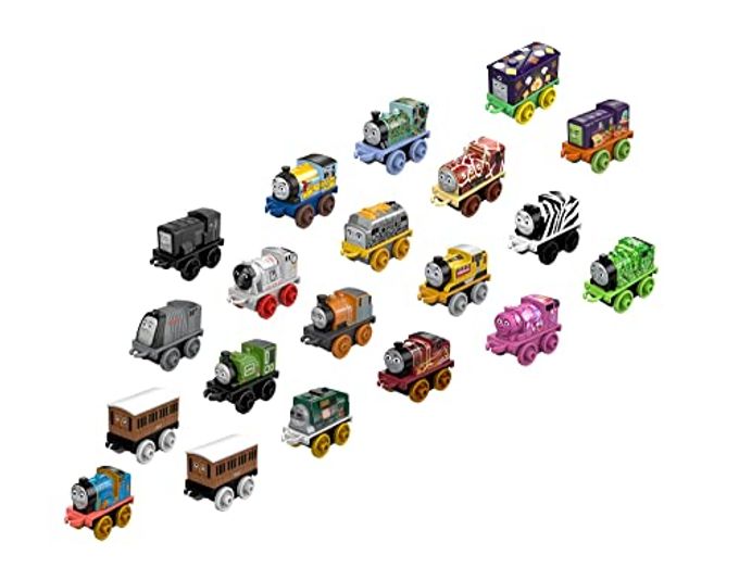 THOMAS & FRIENDS Toy Trains Minis 20 Pack Of Miniature Push-Along Engines & Railway Vehicles For Pretend Play Preschool Kids Ages 3+ Years ( Exclusive) - Image 4