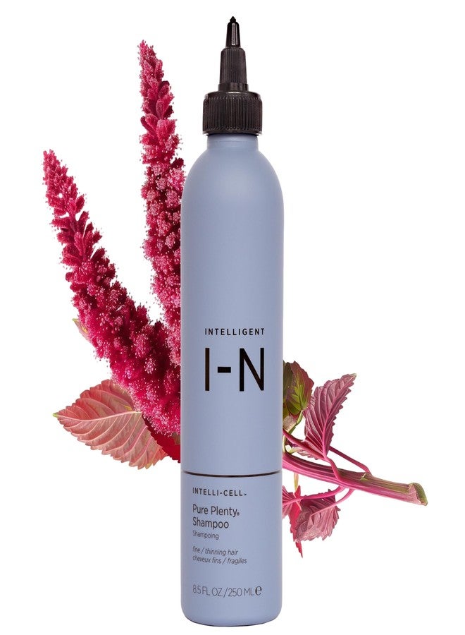 Intelligent Nutrients Pure Plenty Shampoo, Clarifies and Fortifies Fine, Thinning Hair, Organic Scalp-Stimulating Formula, Vegan, 8.5 Oz - Image 1