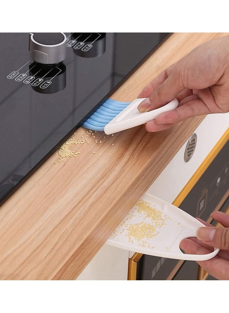 KASTWAVE Mini Dustpan and Broom Set Mini Hanging Desk Cleaner Kit for Computer Pet Hair and Kitchen - Image 4