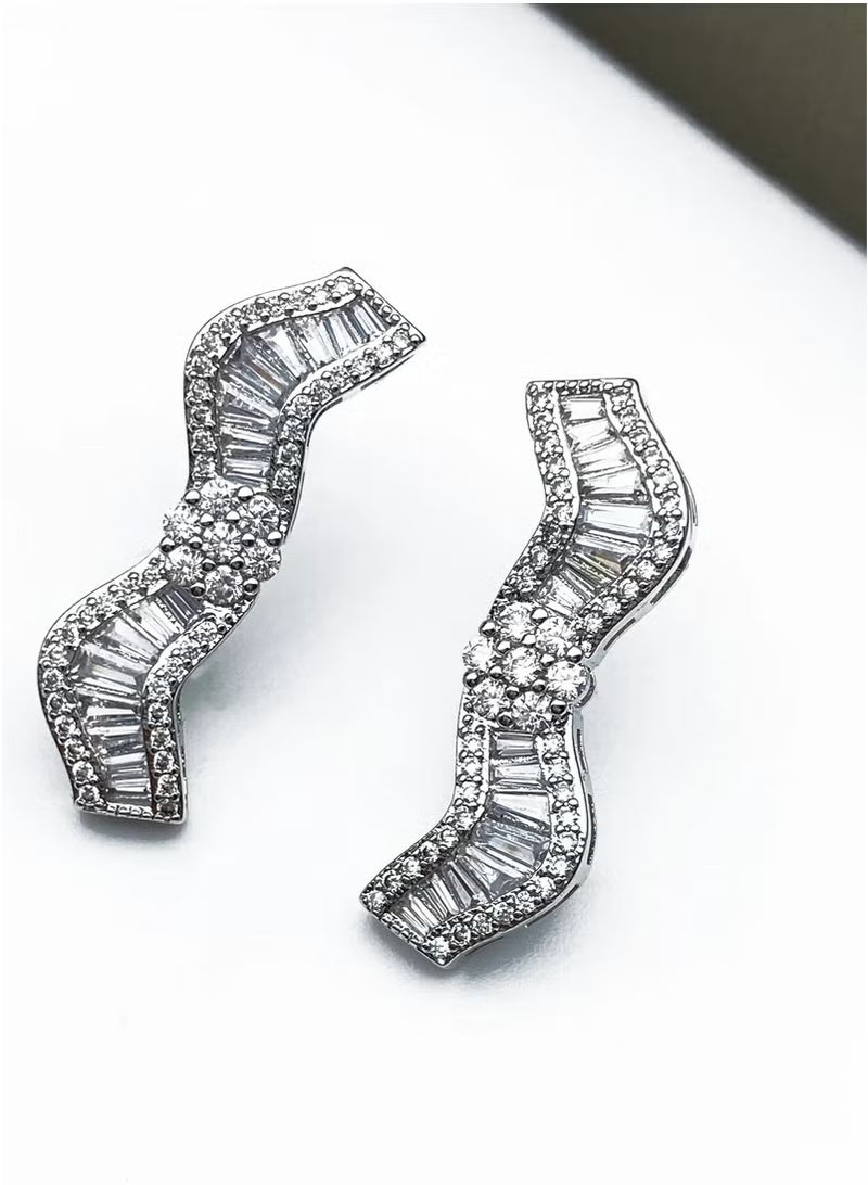 Ciara Luxury Fashion Cubic Zirconia 4 Piece Necklace Earrings Ring Bracelet Jewelry Set Suitable Wedding Party for Men Women Gift - Image 4