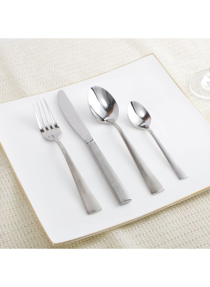 DANUBE HOME Shams 24-Piece Cutlery Set  – Premium Stainless Steel Flatware Set with Forks, Knives, Spoons for Dining and Kitchen, Elegant Durable Design, Ideal for Home, Parties & Restaurants -Serves 6 - Image 2