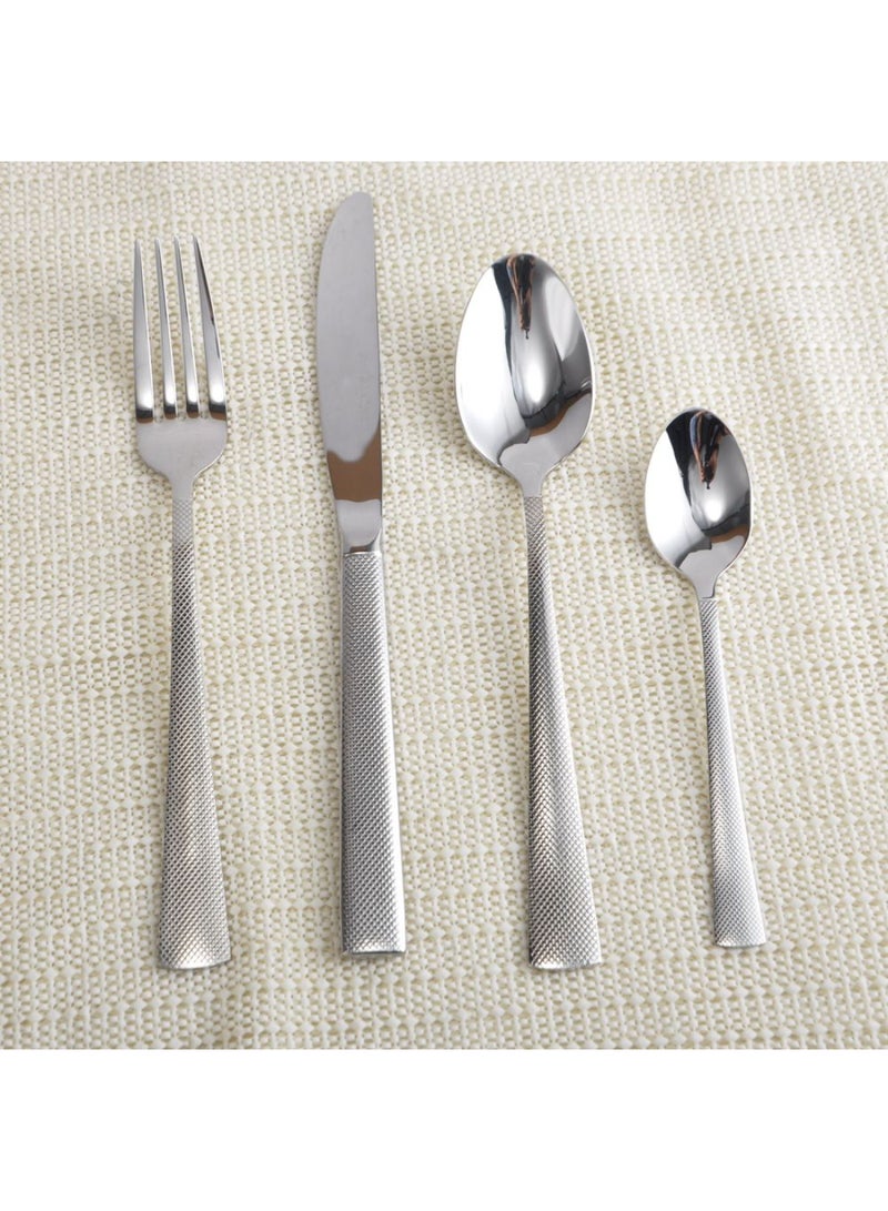 DANUBE HOME Shams 24-Piece Cutlery Set  – Premium Stainless Steel Flatware Set with Forks, Knives, Spoons for Dining and Kitchen, Elegant Durable Design, Ideal for Home, Parties & Restaurants -Serves 6 - Image 4