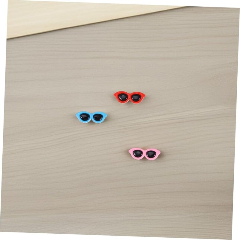60 Pcs Mini Flatback Sunglasses Charms For DIY Phone Case Decorations Resin Embellishments - Image 5