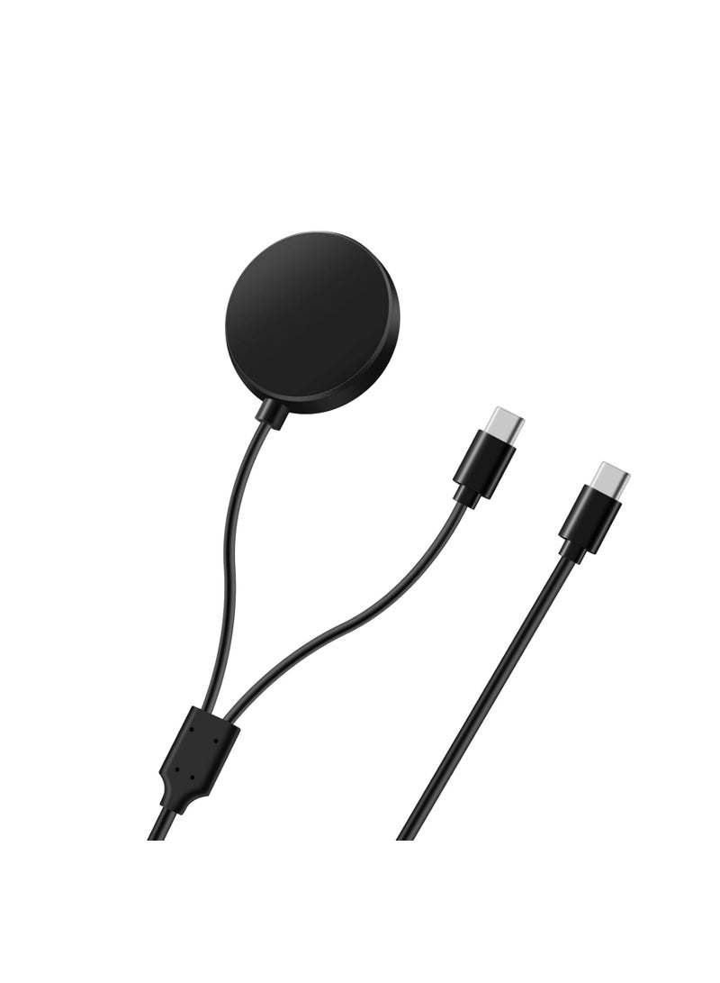 USB Charger Compatible with Samsung Galaxy Watch Ultra/FE/8/7/6/6 Classic/5/5 Pro/4/4 Classic/3/Active 3/Active 2 In 1 USB TO USB C Charger Cable for Galaxy Watch Phone Tablet Earphone - Image 4