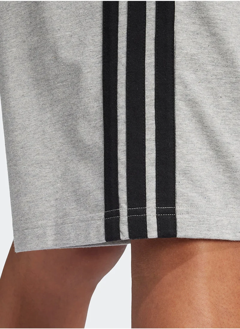 اديداس Essential 3 Stripe French Terry Shorts