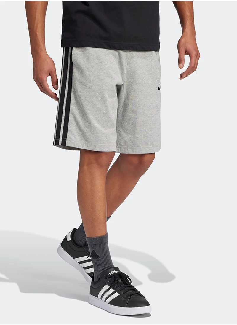 اديداس Essential 3 Stripe French Terry Shorts