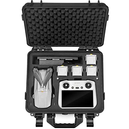 Lekufee Waterproof Hard Case for DJI Mavic Air 2S & 2, Compatible with DJI RC/N1, Case Only - Image 1