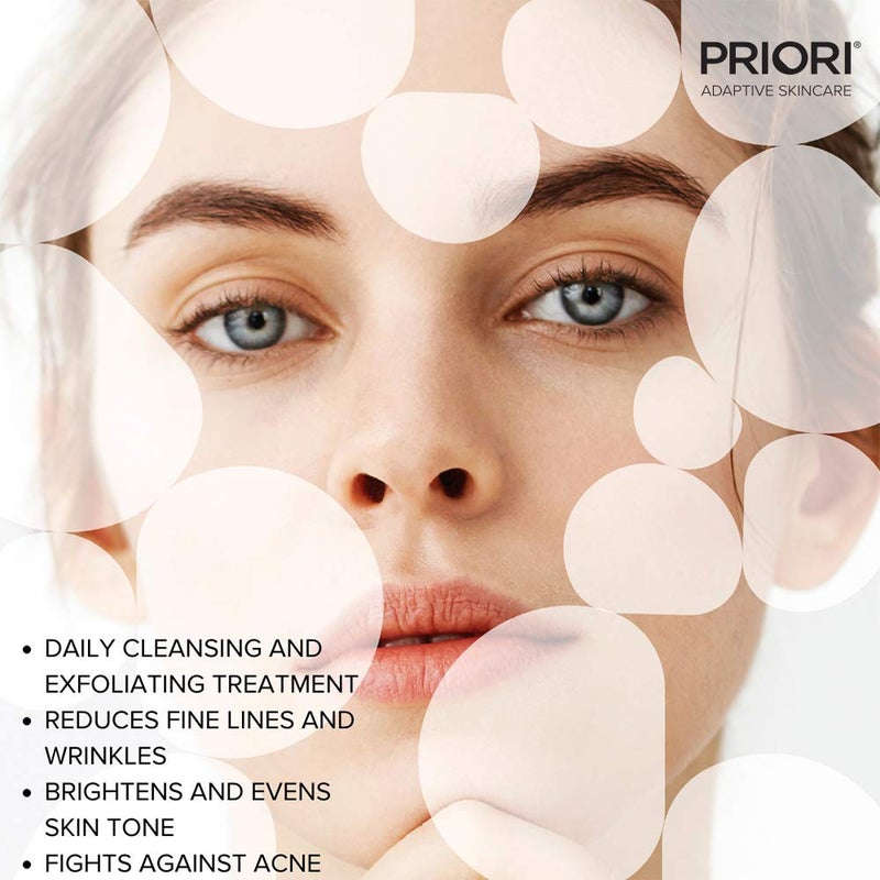 PRIORI Skincare Active Facial Cleanser with CoQ10 for Deep Cleansing Pore Refining Hydrating Antioxidant Face Wash with Lactic and Salicylic Acid Fragrance Free 6 fl oz - Image 4