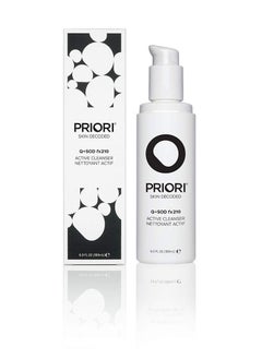 PRIORI PRIORI Skincare Active Facial Cleanser with CoQ10 for Deep Cleansing Pore Refining Hydrating Antioxidant Face Wash with Lactic and Salicylic Acid Fragrance Free 6 fl oz  - Image 1