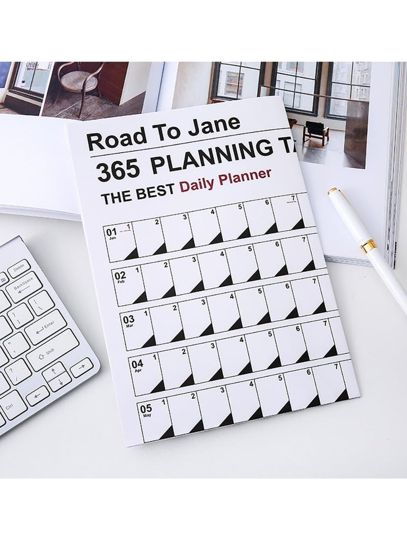 RATSAW 2024 365 Days Calendar Planner Sheet Wall Calendar Yearly Daily Schedule Poster Calendar To Do List Annual Planner for Office Supplies  - Image 5