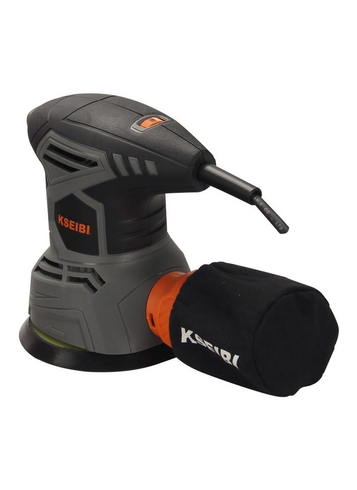 KSEIBI Random Orbit Sander 300w for Curved Surfaces, Versatile Sander, Refinishing Tool, Electric Sander with 3 Sandpapers, Dust Bag, Ideal for Smooth Finishes On Wood, Preparing Surfaces for Finishing.  - Image 4