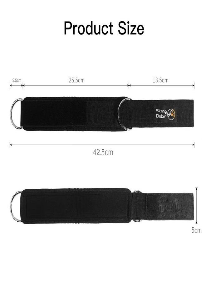 Generic - 2 Pieces Fitness Padded Ankle Straps for Cable Machines for Kickback - Image 1