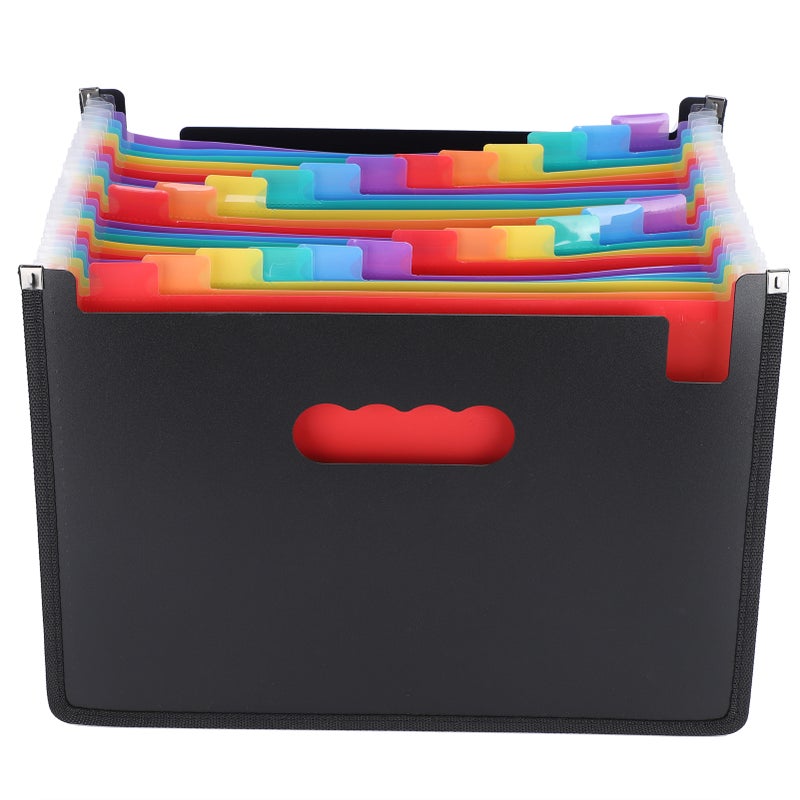 Retractable Folder Portable 24 Layers Expanding Accordian Organizer School Supplies - Image 4