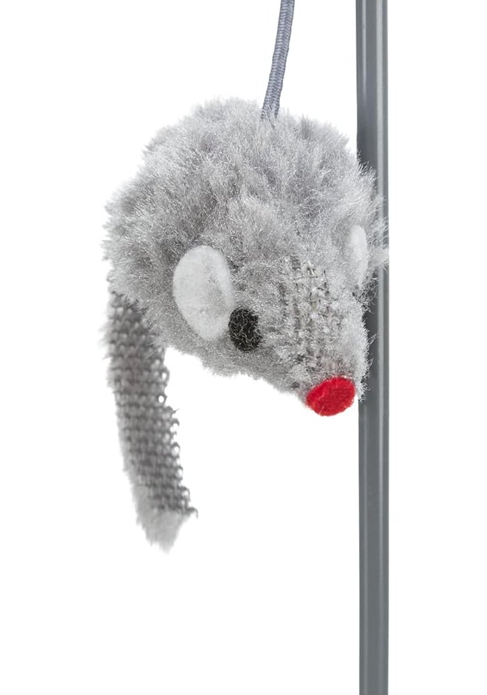 Trixie Cheese Cat Toy with Rod and Balls - Image 5