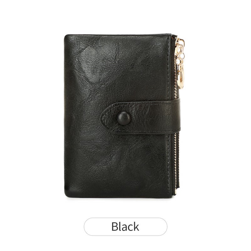 3-Fold Dual-Zip Women's Wallet Photo Printing - Image 4