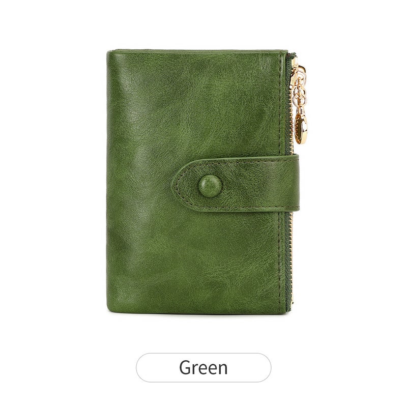 3-Fold Dual-Zip Women's Wallet Photo Printing - Image 1
