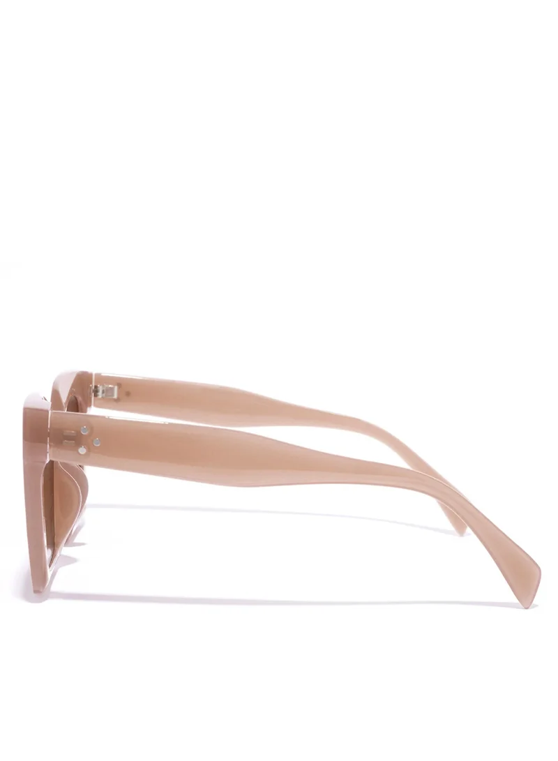 Blackout TESSERA Women Pink Sunglasses - Frame Material: Thermoplastic Rubber (TR90)- Frame Color: Pink-Lens Color: Brown  - Full Rim