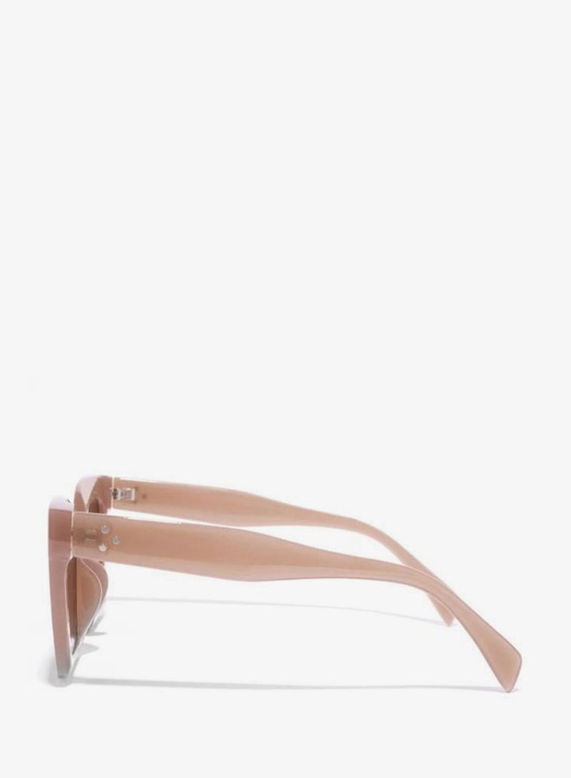 Blackout Women's TESSERA Sunglasses - Lens Size: 51 mm - Beige - Image 3
