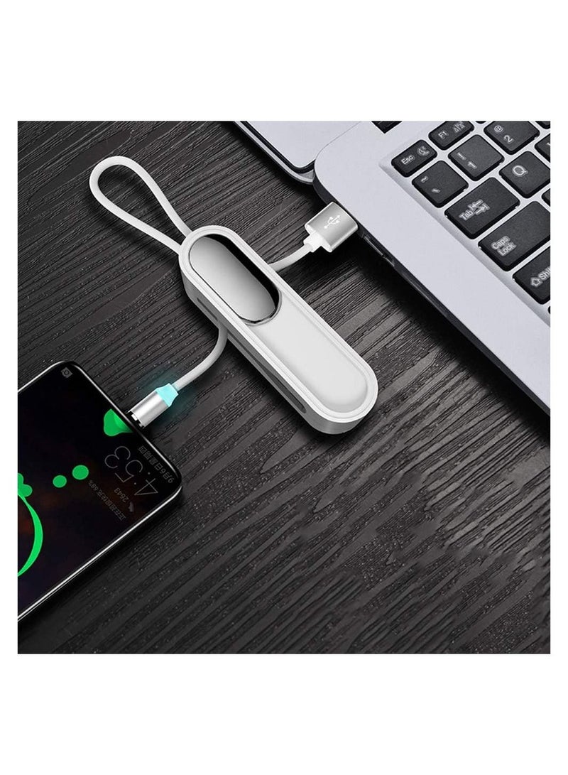 FLOVEME Strong Magnetic Charging Cable 3 in 1 Retractable Cable - Image 2