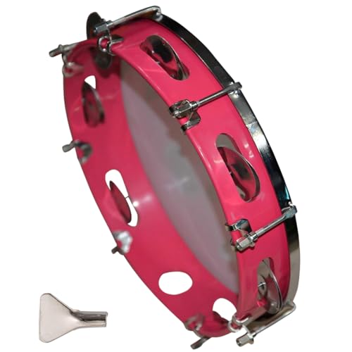 MOCKING BIRD Dafli musical instrument Tambourine Hand Percussion instrument Bhajan, Kirtan instrument Multicolor (10 INCH) - Image 1