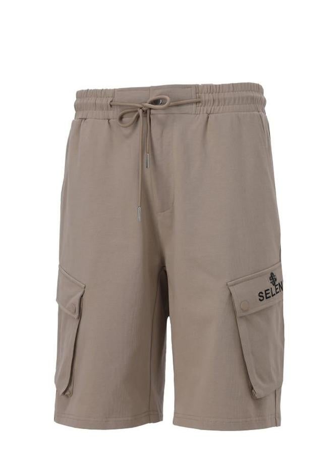 Selene Men Cotton Cargo Shorts with Drawstring - Image 2