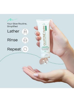 GLUTONE -Hydra Face Wash | 1% Hyaluronic Acid & Dermawhite | Hydrating & Brightening Cleanser | For Dry Skin | 100Ml (Pack Of 2)  - Image 4