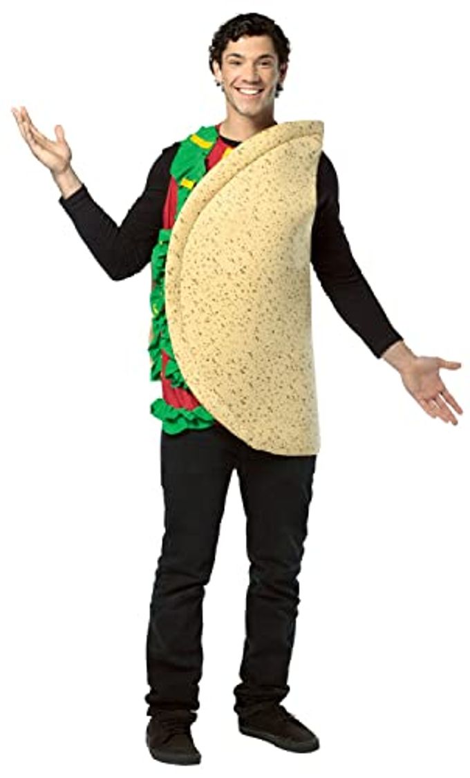 Rasta Imposta Lightweight Taco Costume, Multi-Colored, One Size - Image 1