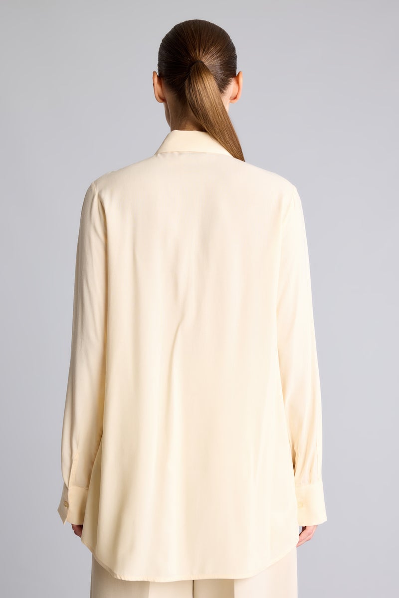 DeFacto Yellow Woman Woman Regular Fit Basic Long Sleeve Shirt Casual - Image 5